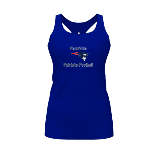 [FT0TRBRY-FYS-LOGO1] Decker Racerback Tank Top (Female Youth S, Royal, Logo 1)