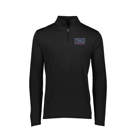 [FTLQFLBK-FAXS-LOGO2] Decker Women's Flex-Lite 1/4 Zip Shirt (Female Adult XS, Black, Logo 2)
