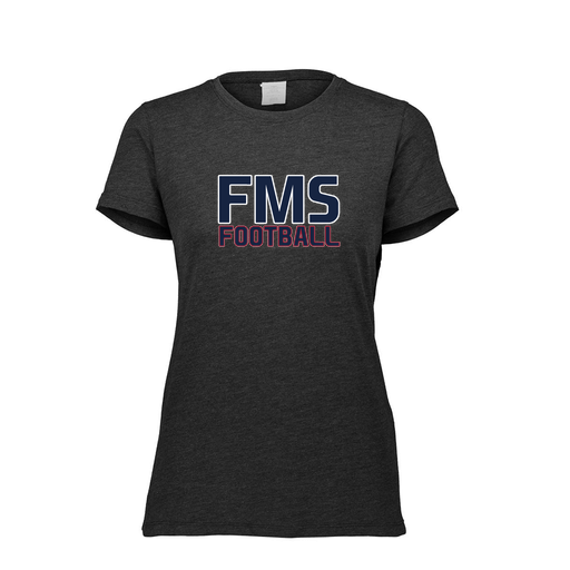 [FTSCUBBK-FAXS-LOGO2] Decker Women's Tri-Blend T-Shirt - Short Sleeve (Female Adult XS, Black, Logo 2)