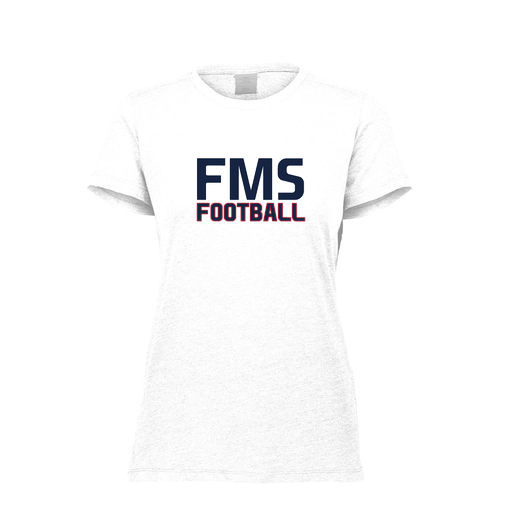 [FTSCUBWH-FAXS-LOGO2] Decker Women's Tri-Blend T-Shirt - Short Sleeve (Female Adult XS, White, Logo 2)