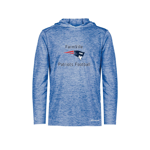 [FOLHCGRY-AS-LOGO1] Decker Men's Charge Hoodie (Adult S, Royal, Logo 1)