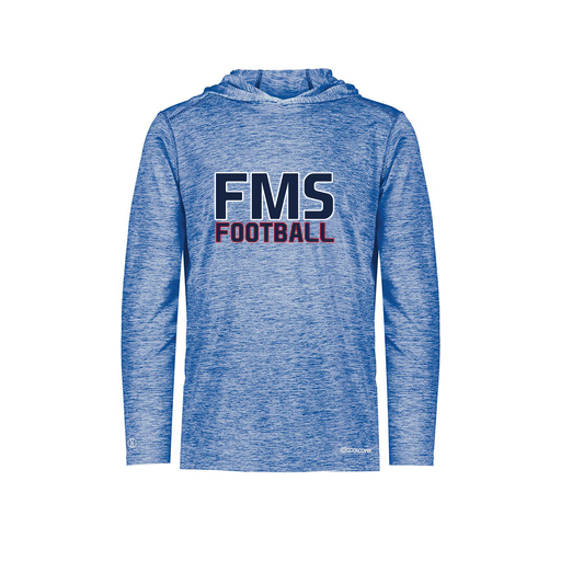 [FOLHCGRY-AS-LOGO2] Decker Men's Charge Hoodie (Adult S, Royal, Logo 2)